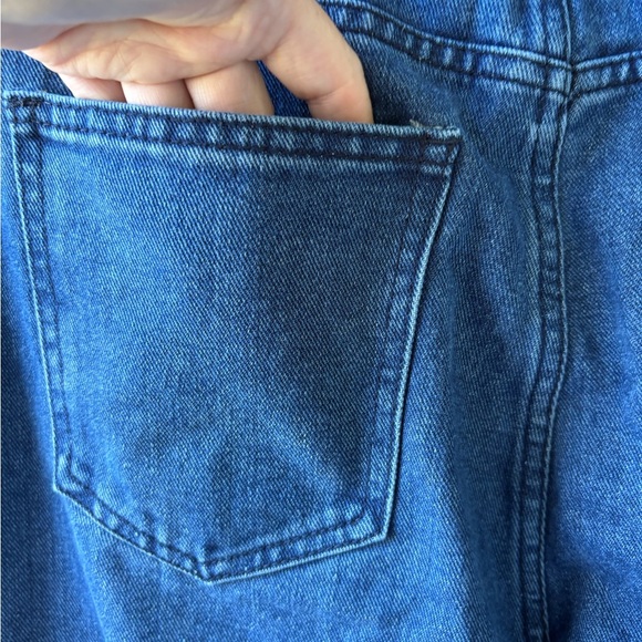 Pretty Little Things Thigh Zip Detail Straight‎ Leg Jeans Size 8 NWT Medium Wash - Picture 10 of 16